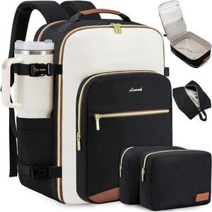 Large Travel Backpack 40L Airline Approved Bag with Packing Cubes Waterproof
